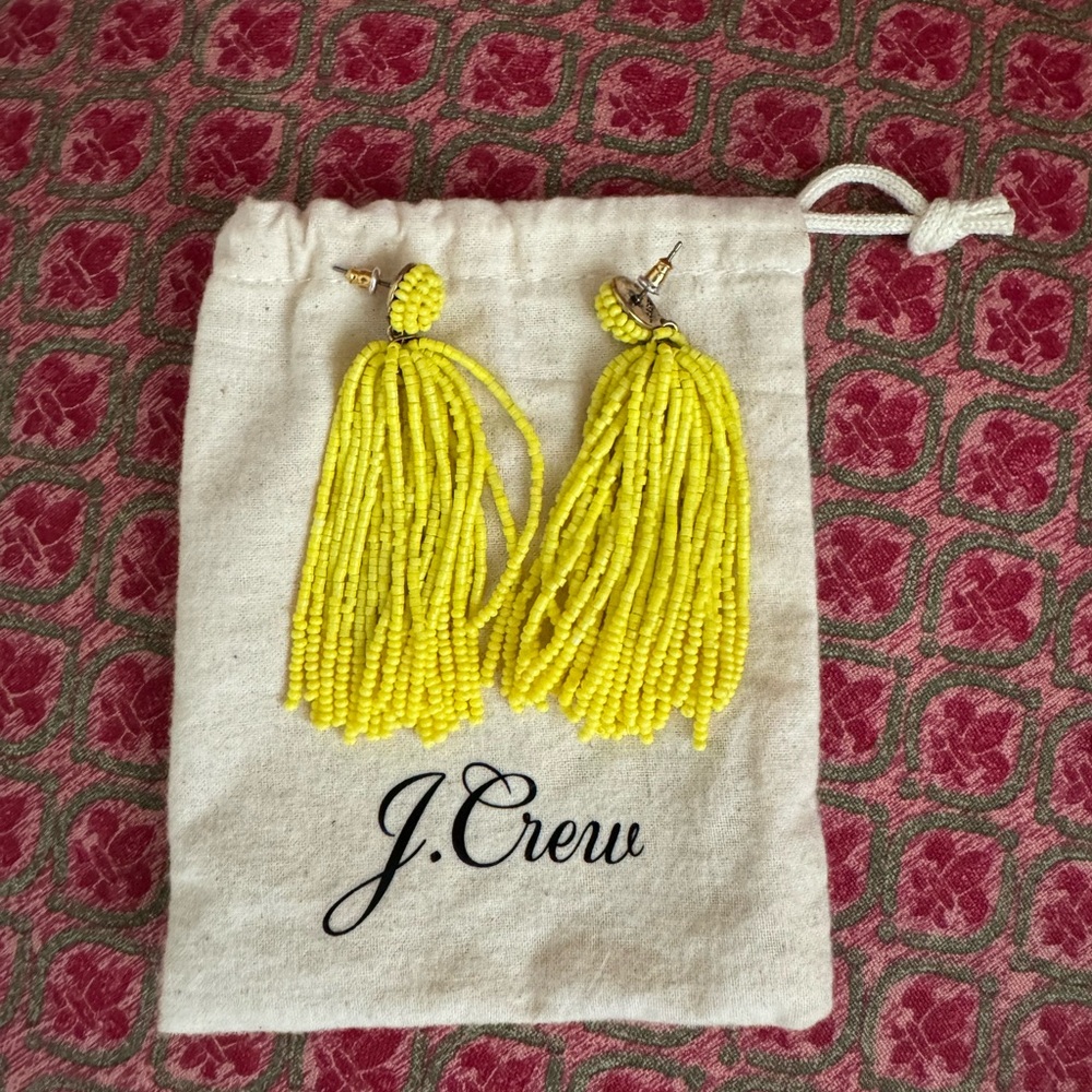 J. Crew tassel earrings